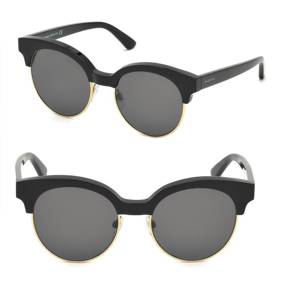 Balenciaga Round 51mm Sunglasses Style BA128 - Picture 1 of 12